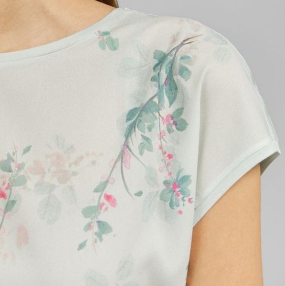 🍒NWT🍒 TED BAKER PASTEL MINT TOP - Picture 5 of 7